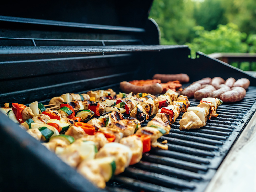 Alaçatı'da barbekü partisinde hazırladığımız mangallar