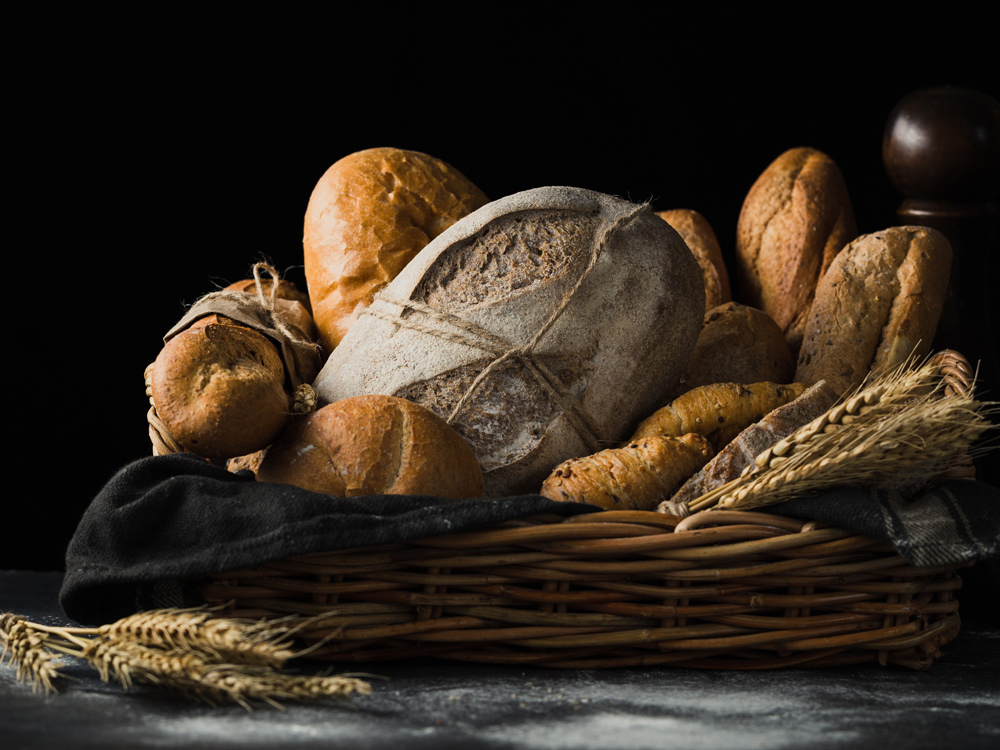 8. germiyan ekmek festivali sepetin içindeki ekmekler